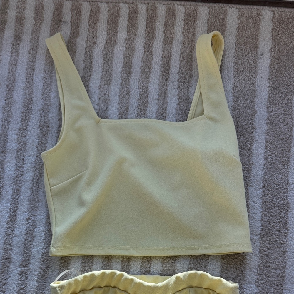 Yellow Matching Set